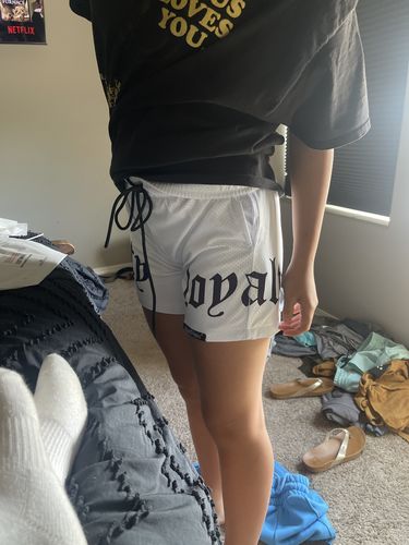 Customer photo review of 'Loyalty' Premium Mesh Shorts