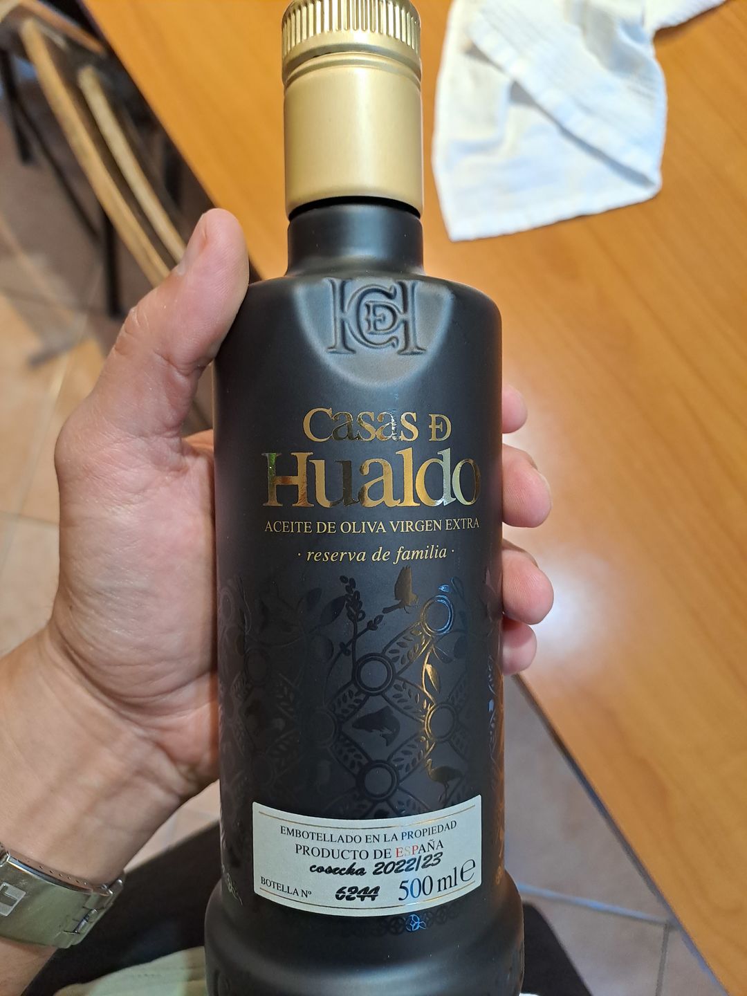Customer photo review of Маслиново масло RESERVA DE FAMILIA, 500мл
