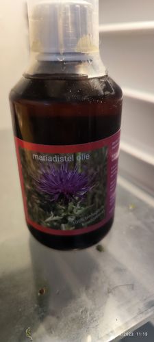 Customer photo review of Mariadistelolie 300ml 100% Bio Koud Geperst