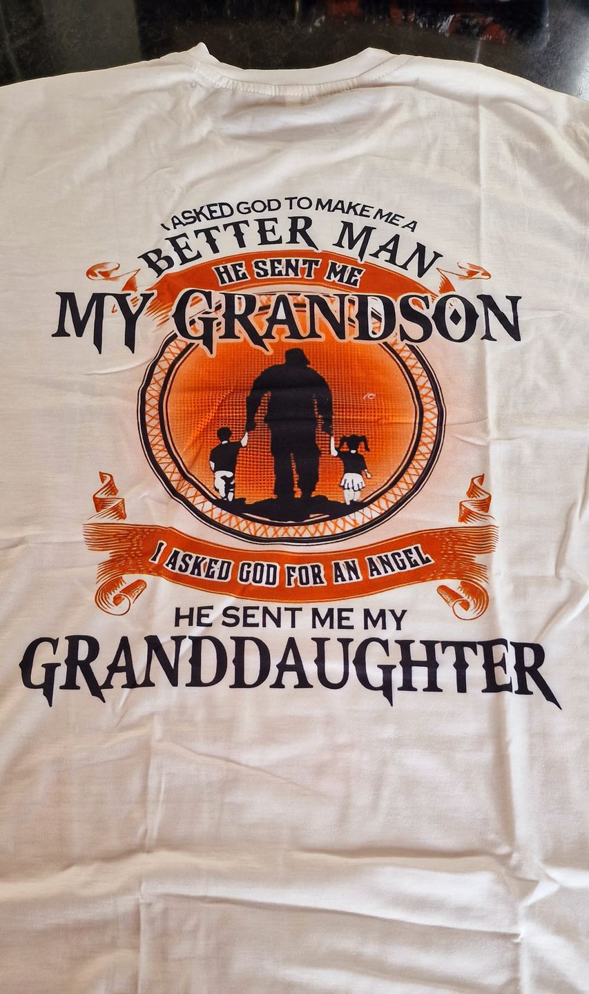 Customer photo review of MAKE ME A BETTER MAN - PERFECT GIFT FOR GRANDPA Classic T-Shirt