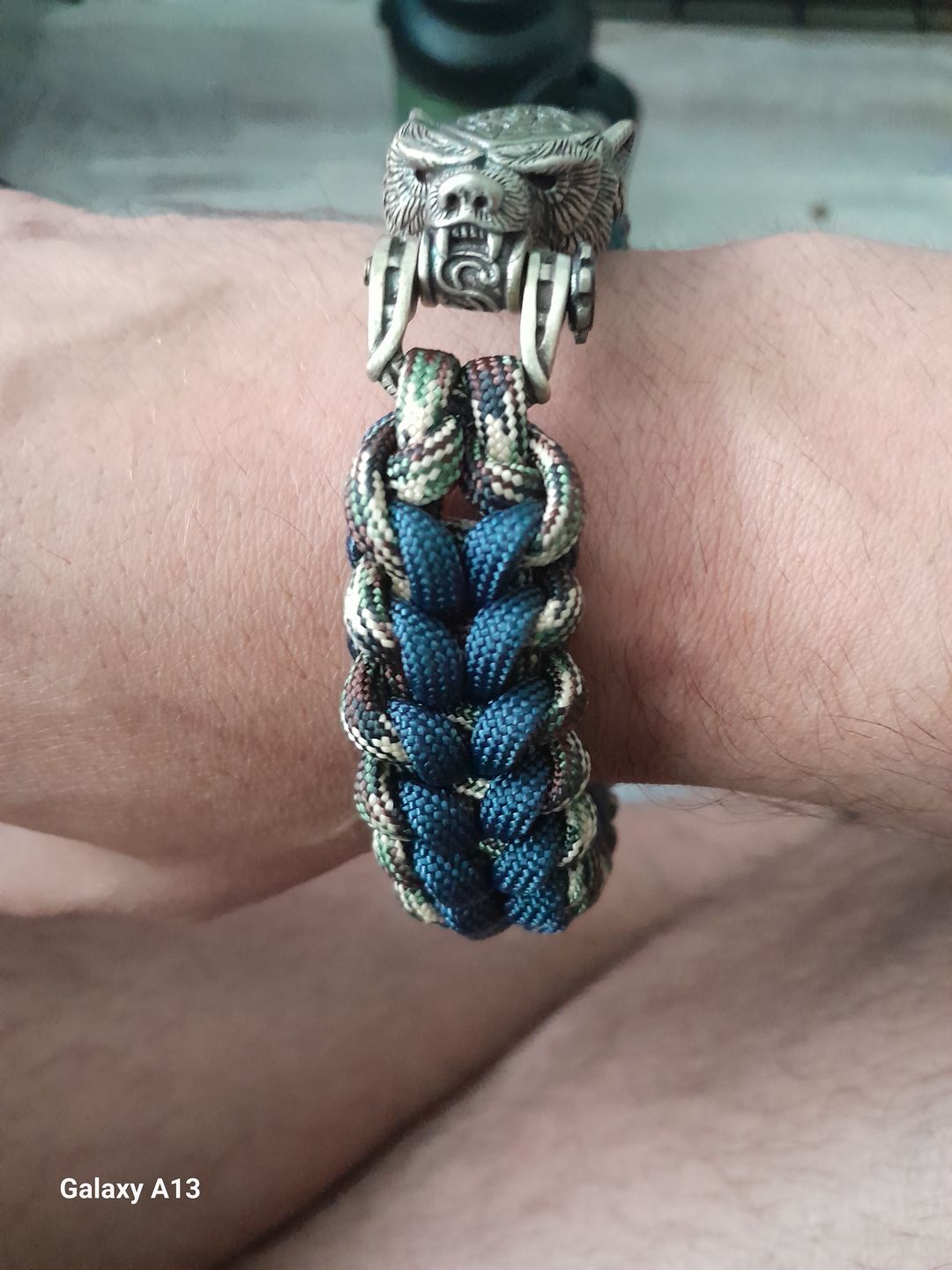Customer photo review of Vikings Bear Paracord Bracelet