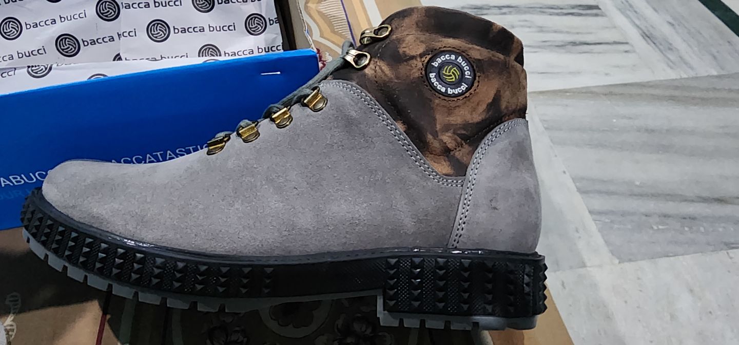Customer photo review of Bacca Bucci Men's URBAN Suede Leather Boots | Tactical Leather Boots for Motorcycle & Military