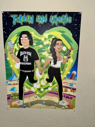 Customer photo review of 'Rick and Morty' Custom Portrait