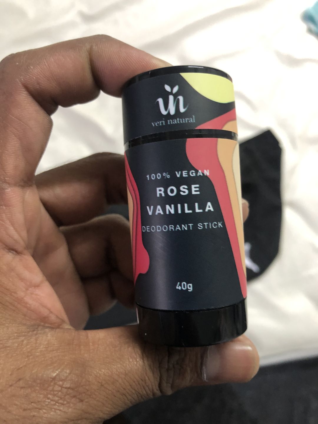 Customer photo review of Veri Natural Deodorant Stick