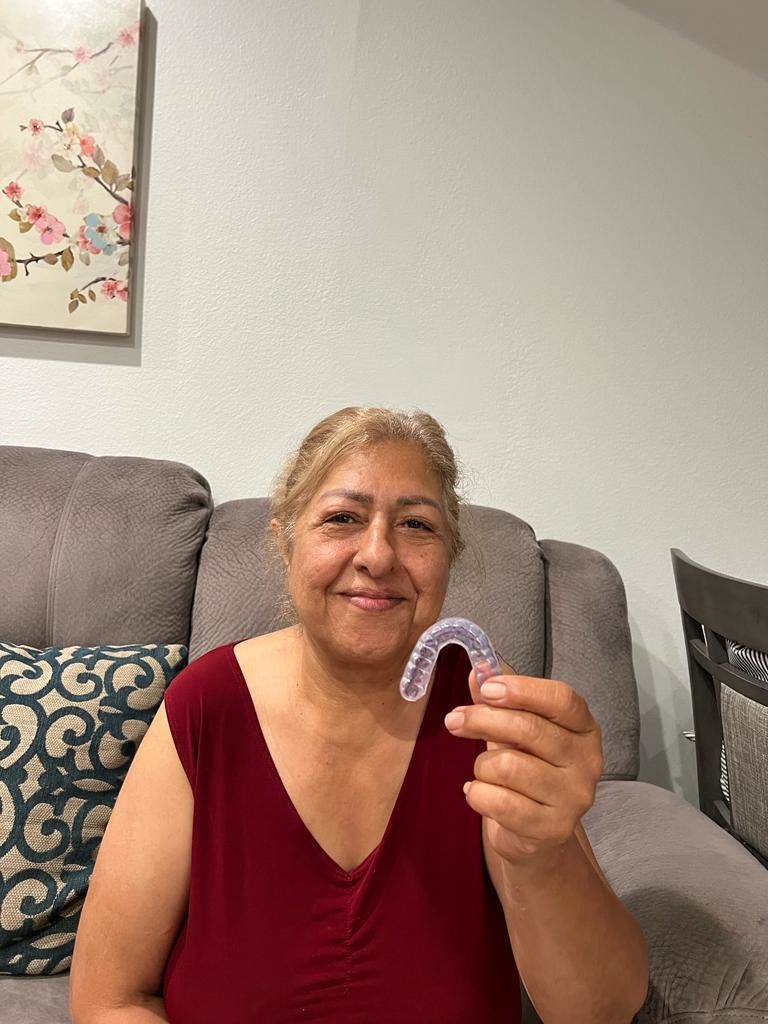 Customer photo review of 2mm Hard Night Guard - Custom Night Guard For Moderate Teeth Grinding/Clenching