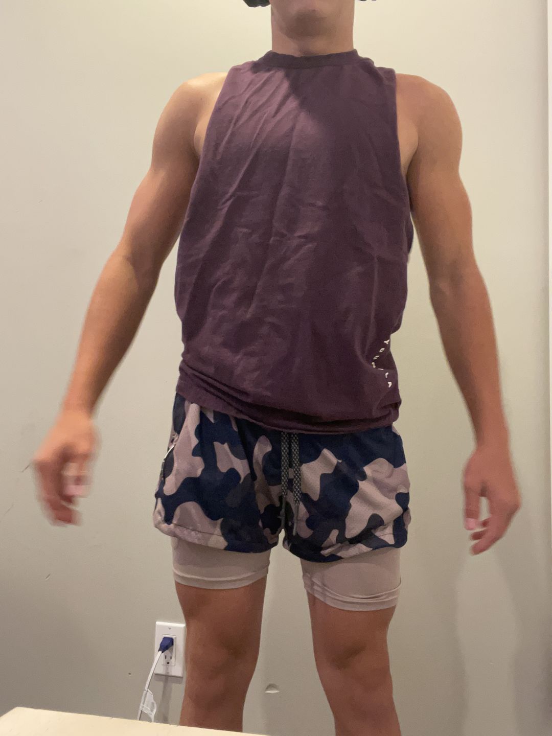 Customer photo review of 105 Compression Shorts 2.0