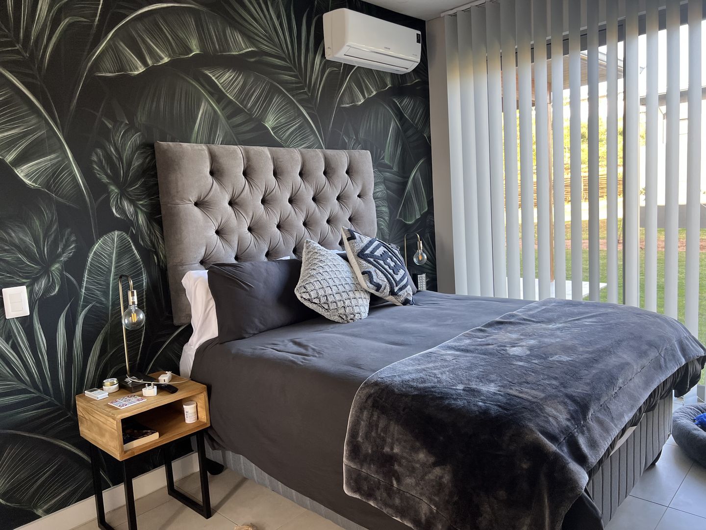 Customer photo review of Deep Charcoal Duvet Cover Set