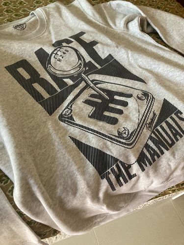 Customer photo review of Race the Manuals | Sweatshirt