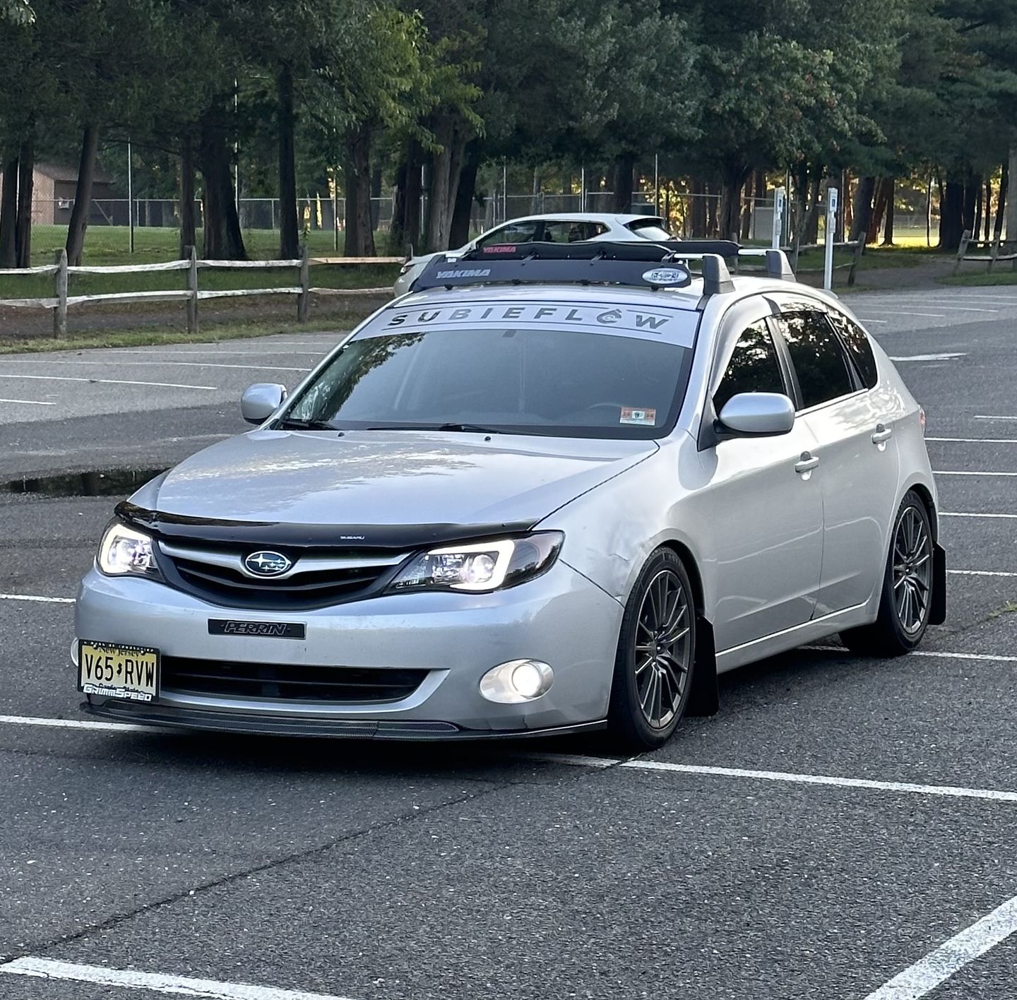 Customer photo review of Reverse Cut Windshield Banners
