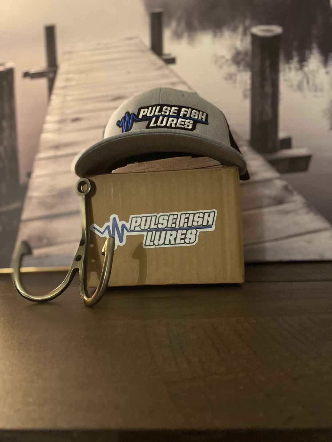 Customer photo review of Pulse Fish Lures Snapback Hat