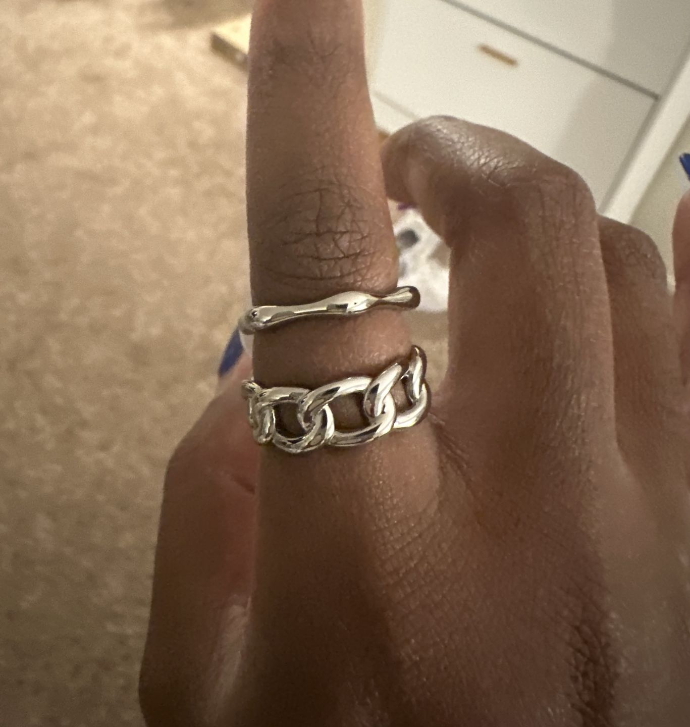 Customer photo review of Cuban Ring