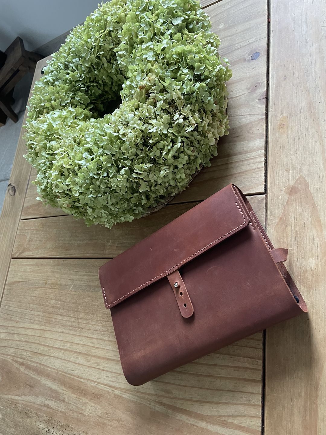 Customer photo review of Bibelhülle "Vario+" · echtes Leder · handmade Bibelhülle nach Maß