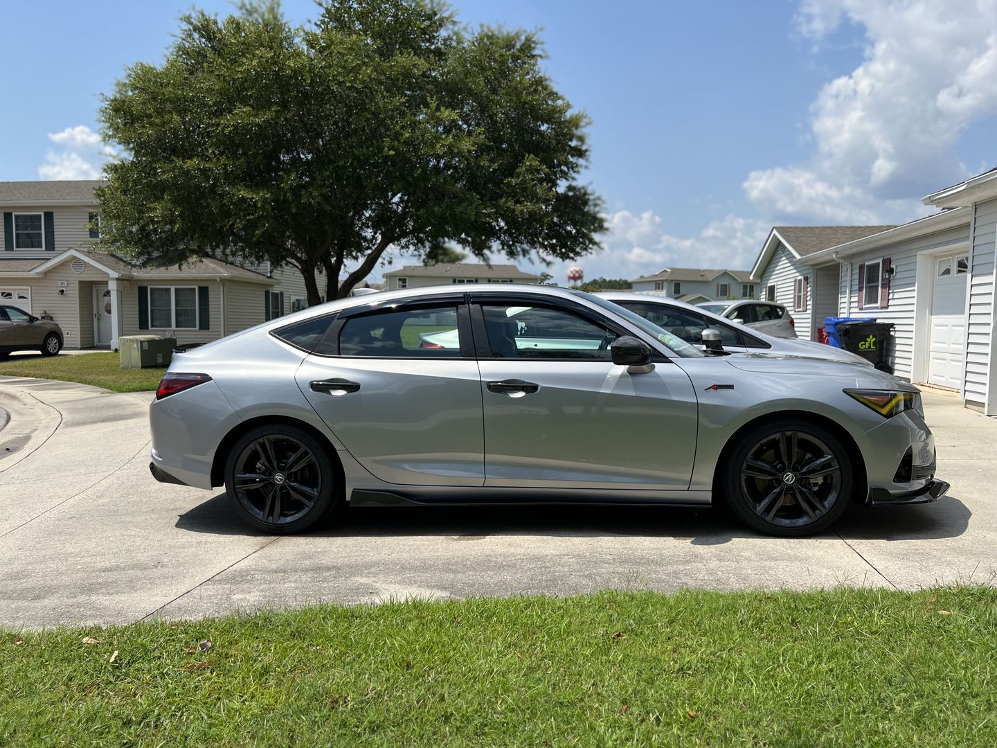 Customer photo review of 2022-Up Honda Civic Integra | JDM Clip-On Side Vent Window Visors Rain Guard