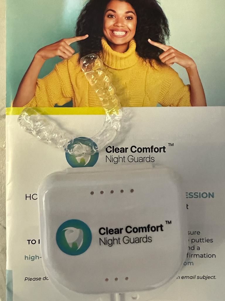Customer photo review of 2mm Hard Night Guard - Custom Night Guard For Moderate Teeth Grinding/Clenching