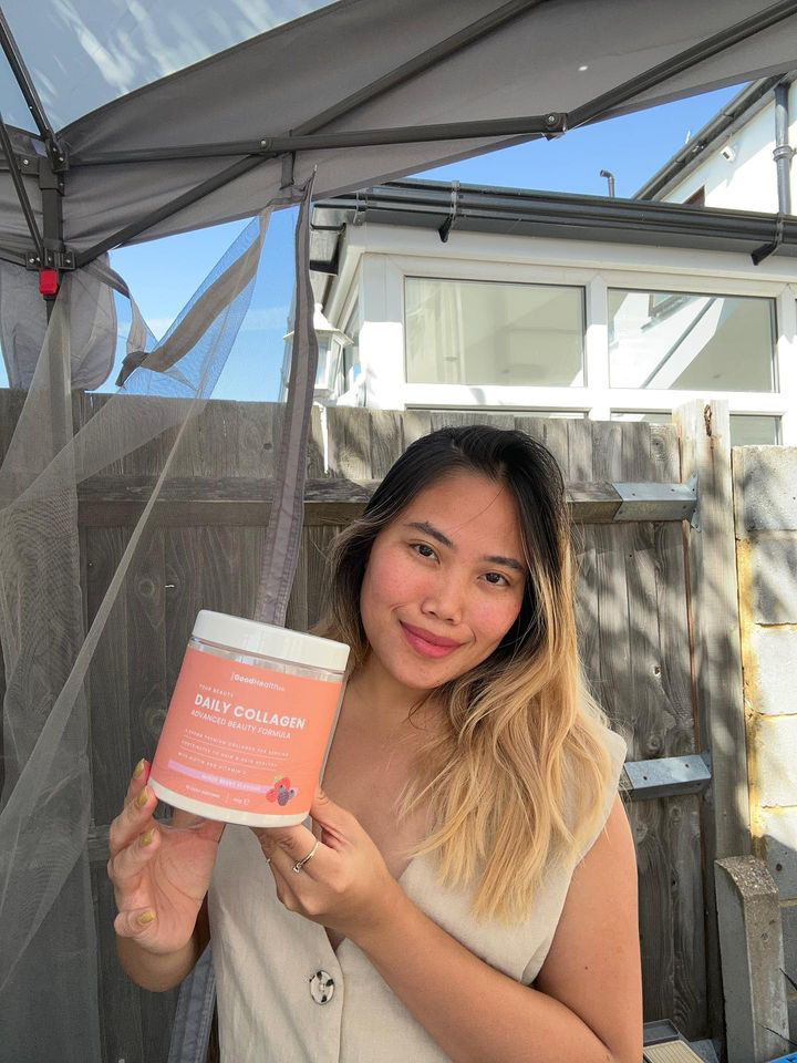 Customer photo review of Your Beauty Daily Collagen Powder