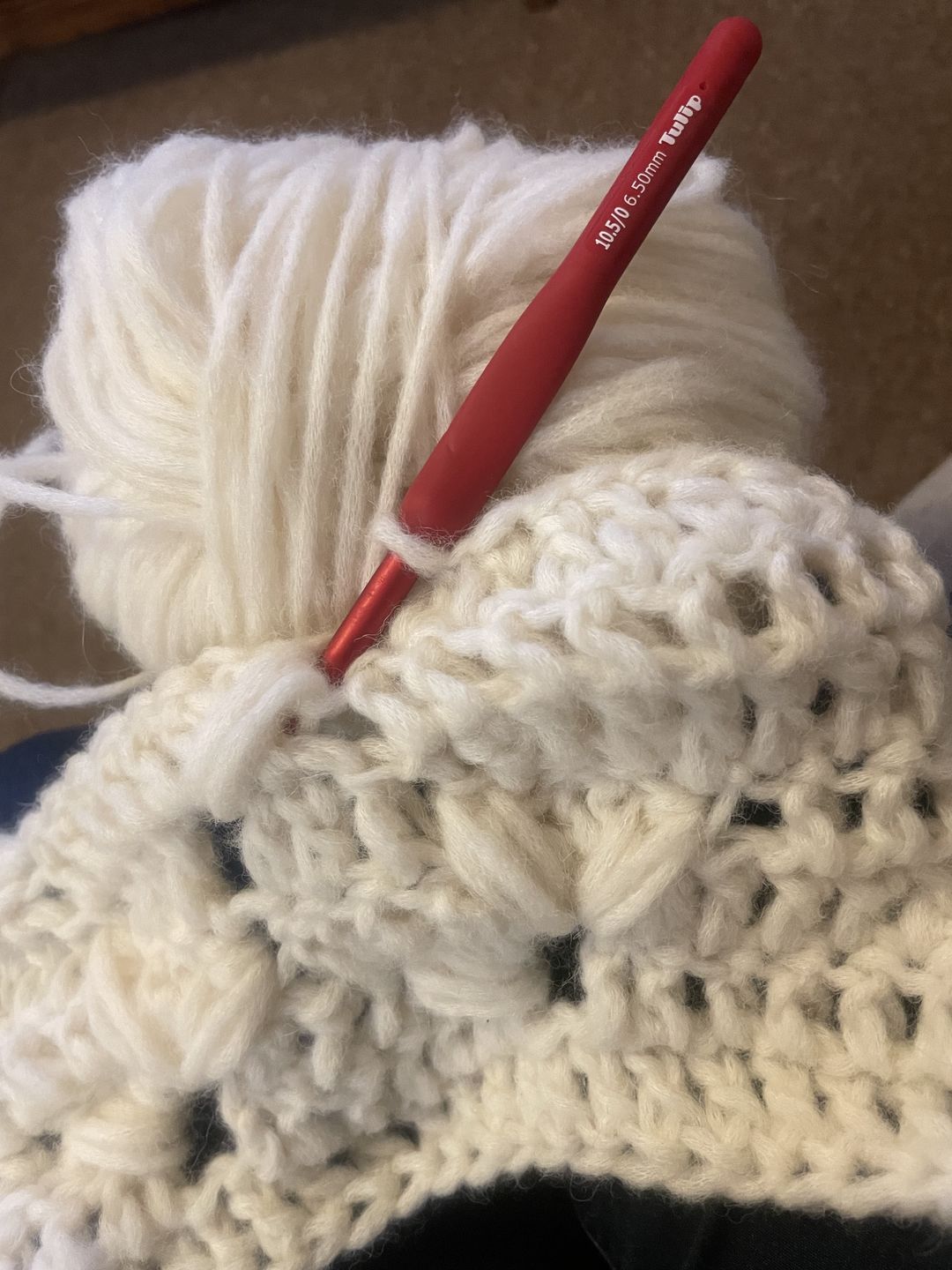 Customer photo review of Snefnug  (55% Baby Alpaca / 35% Algodón / 10% Lana Merino Extra Fina)