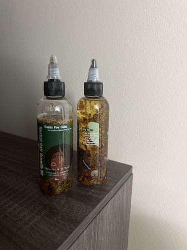 Customer photo review of Herbal Hair/Beard Growth Oil