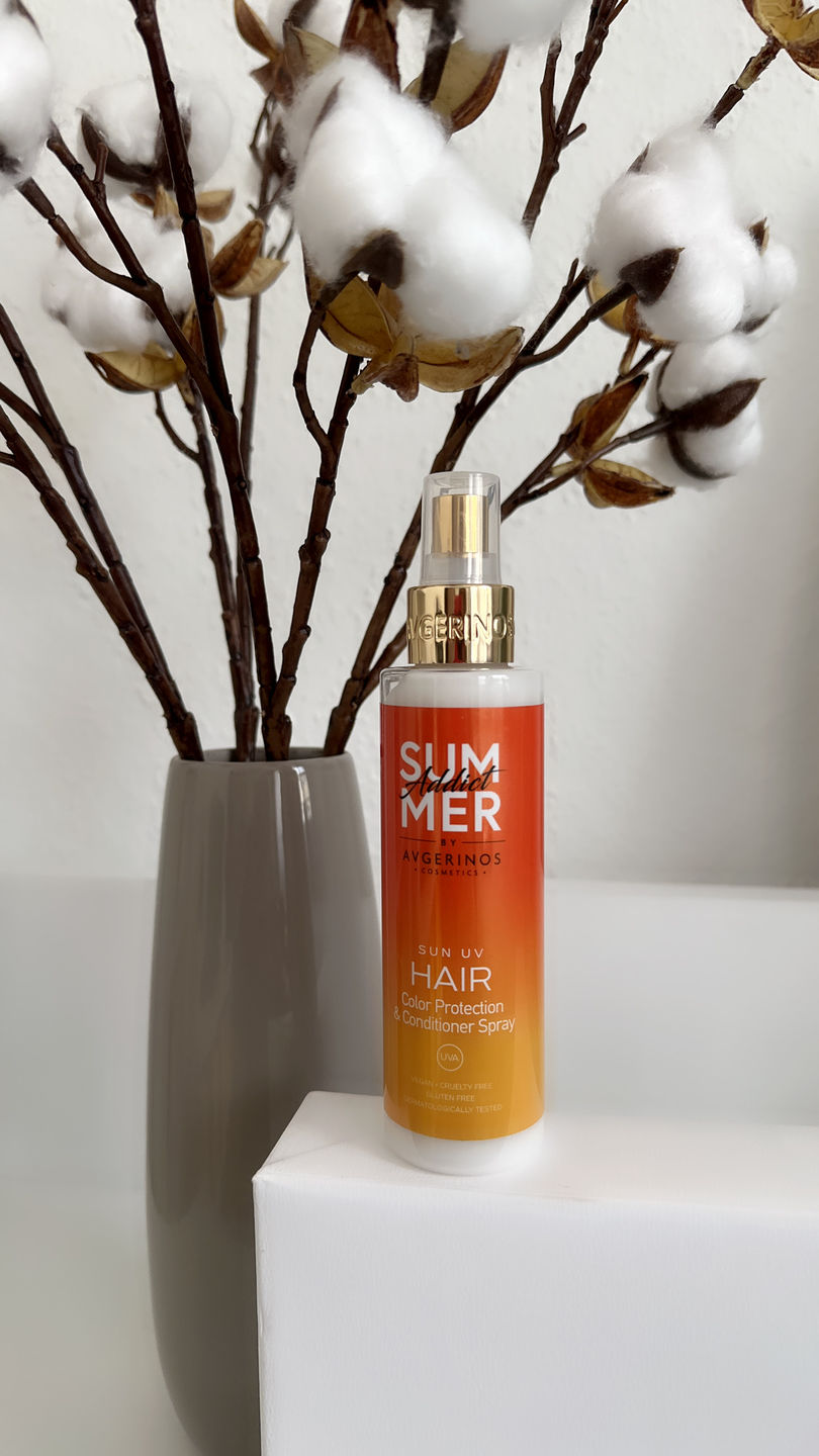 Customer photo review of Summer Addict Αντηλιακό Προστατευτικό Χρώματος & Μαλλακτικό Spray Μαλλιών / Sun UV Color Hair Protection & Conditioner Spray 150ml
