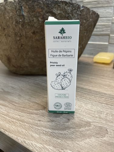 Customer photo review of Sarahbio - huile de pépins de figue de barbarie - 30 mL