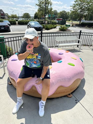 Customer photo review of Glory Days Apparel X Joe Bello - Mint Street Maulers T-Shirt