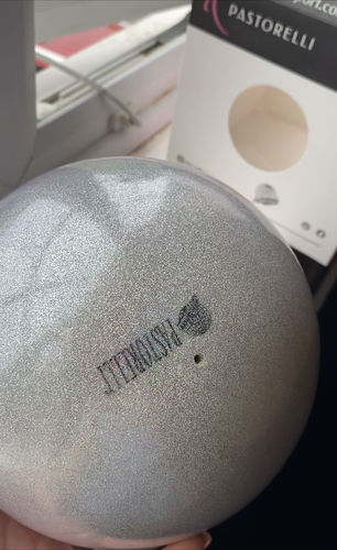 Customer photo review of Rhythmic Gymnastics Ball with SHADED GLITTER