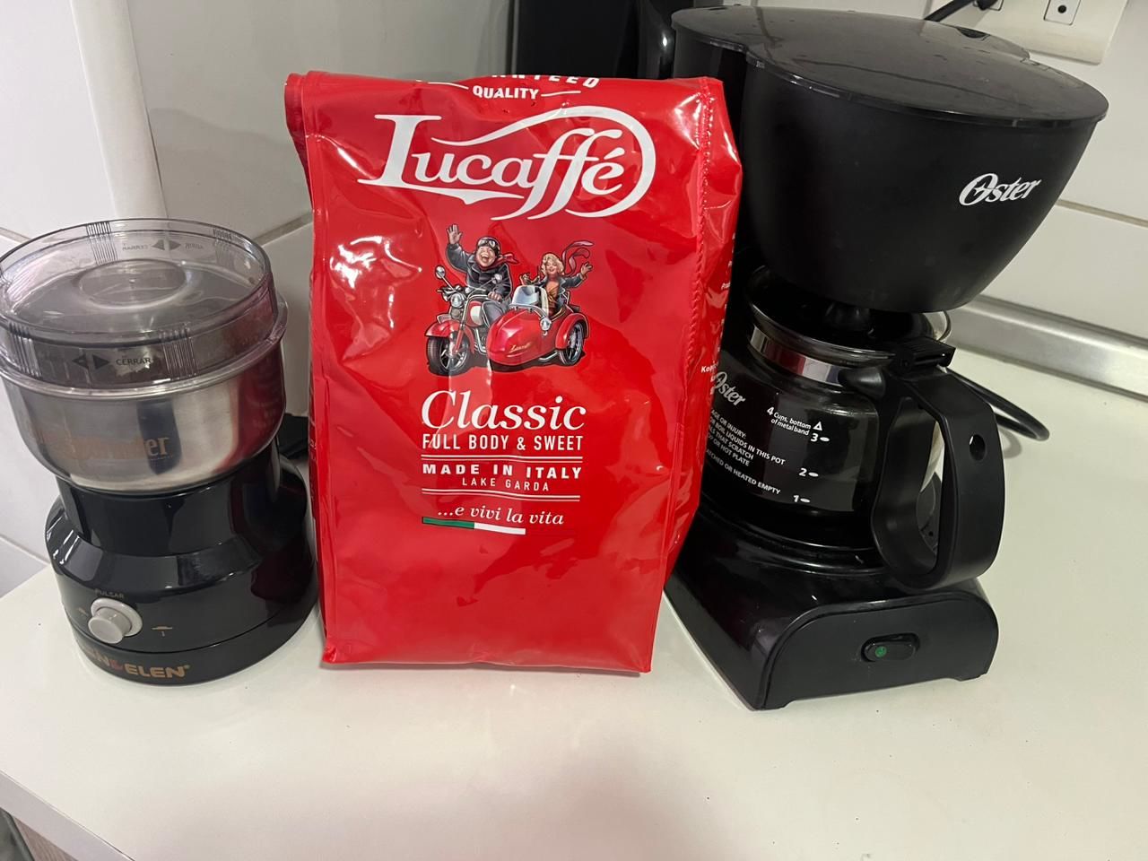 Customer photo review of Lucaffe Classic 1 kg Grano Entero