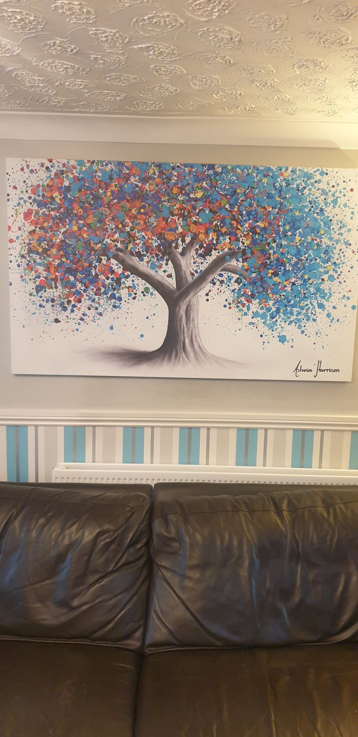 Customer photo review of Tree Of Optimism Canvas Print