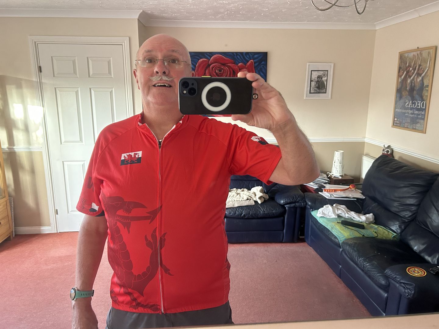 Customer photo review of Wales Cycling Jersey