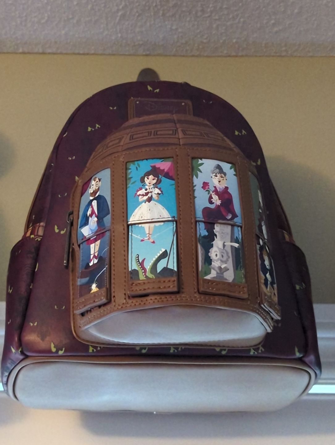 Customer photo review of Loungefly Disney Haunted Mansion Moving Portraits Mini Backpack - Preorder