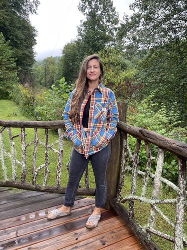 Customer photo review of Borrego Shirt Jacket Blue