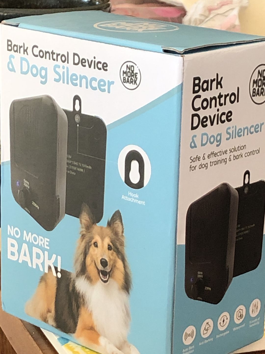 Customer photo review of Dog Bark Silencer