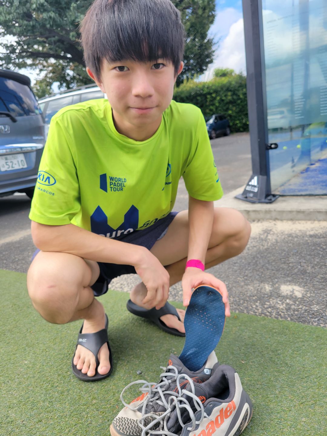 Customer photo review of ラケットスポーツ専用インソール Ｔ４