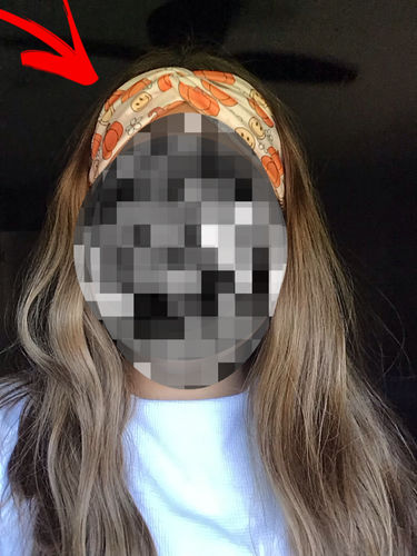 Customer photo review of Twistband - Smiley Pumpkins
