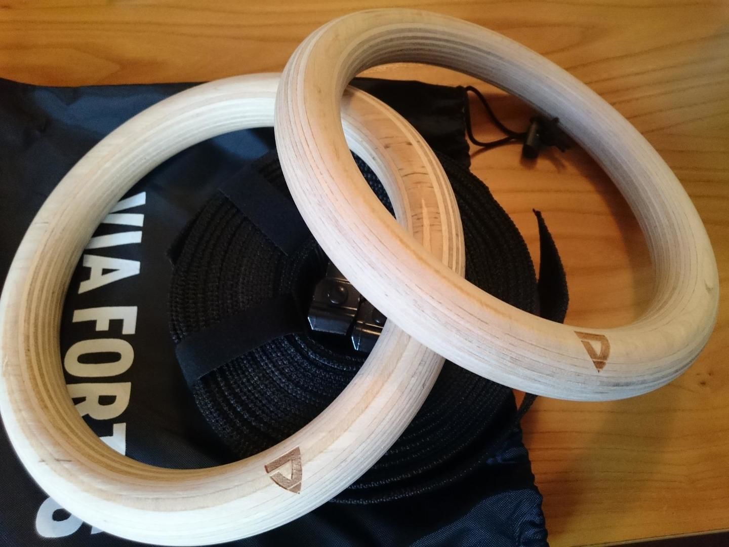 Customer photo review of Anneaux de gym Premium