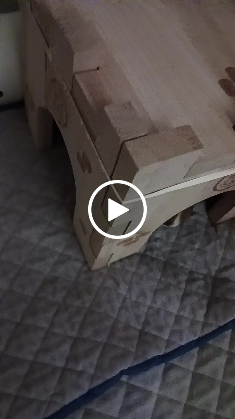 Customer video review of GuineaDad Wooden Castle