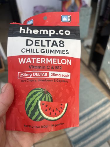 Customer photo review of HH DELTA8 CHILL GUMMIES - WATERMELON (25mg)