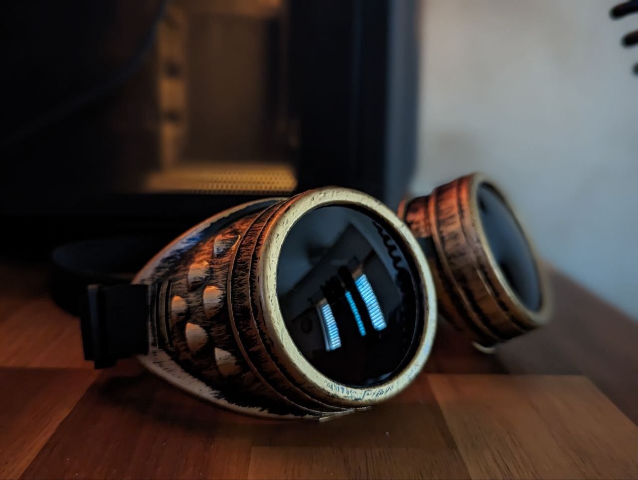Customer photo review of Original Steampunk Goggles