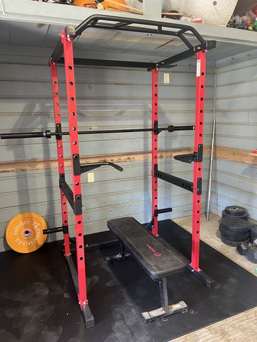 Customer photo review of MAJOR LUTIE PLM05 Power Rack Home Gym Fitness - For Beginner