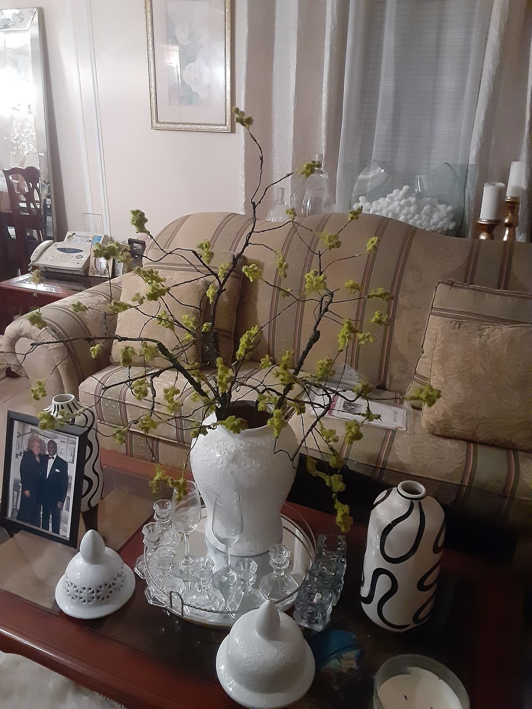 Customer photo review of Artificial Branch with Green Buds