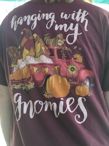 Customer photo review of Mystery Tee