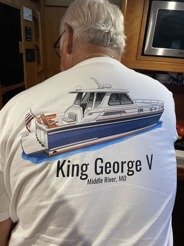 Customer photo review of Custom Boat T-Shirts (No Pocket)