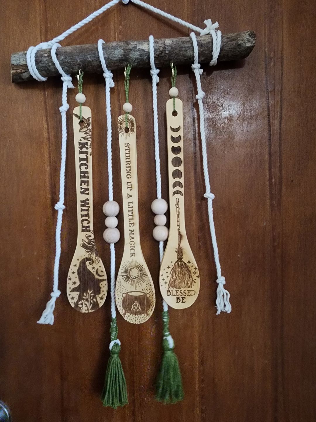 Customer photo review of Witchy Bamboo Wooden Spoon