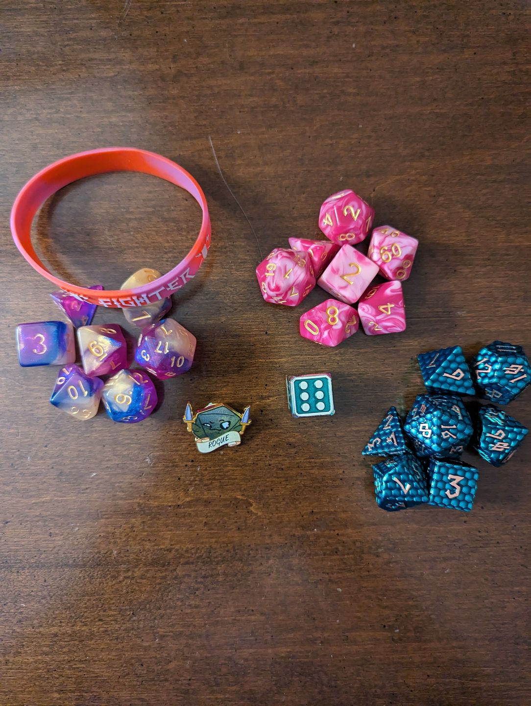 Customer photo review of $50 Mystery Dice Bag Bundle