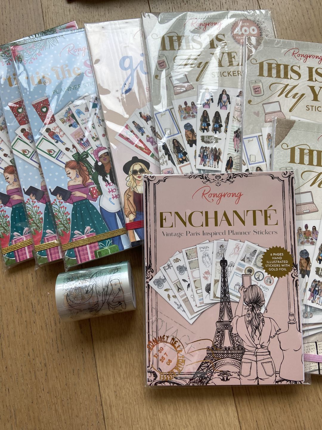 Customer photo review of This Is My Year Planner Sticker Book