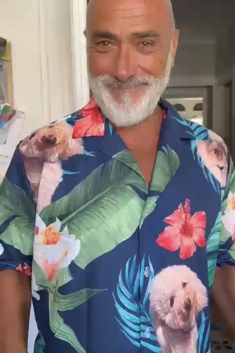 Customer photo review of La tua foto - Camicia hawaiana personalizzata