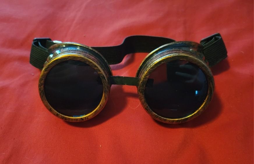 Customer photo review of Original Steampunk Goggles