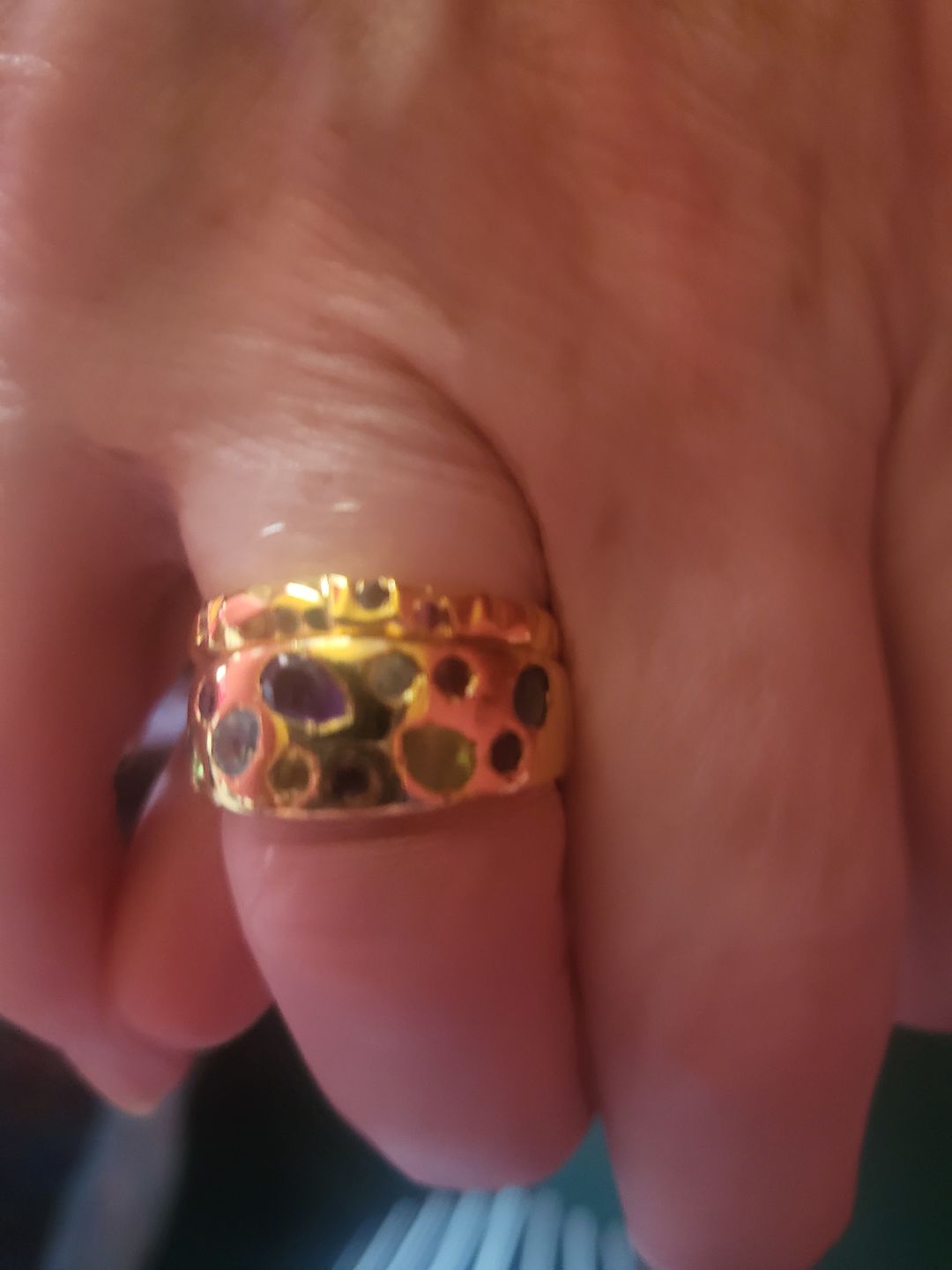 Customer photo review of Candy Slim Band Ring