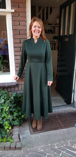 Ruth V. review of Women Vintage inspired Green Wool Dress C2534 image 1 out of 1