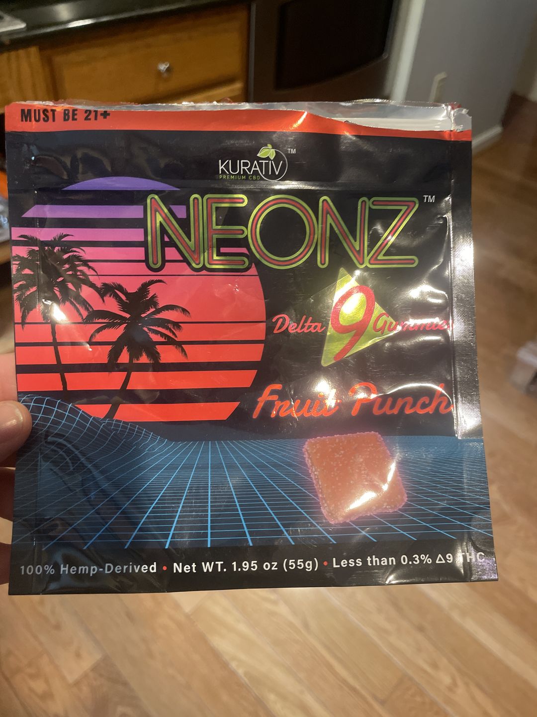 Customer photo review of Delta 9 Gummies 100mg - Available in Multiple Flavors