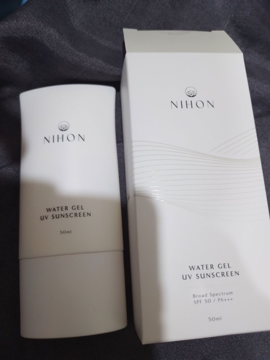 Customer photo review of Water Gel UV Sunscreen
